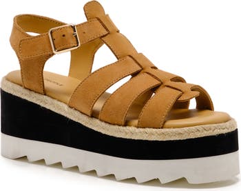 Free People Mykonos Platform Wedge Fisherman Sandal (Women