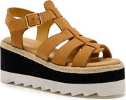Free People Mykonos Platform Wedge Fisherman Sandal