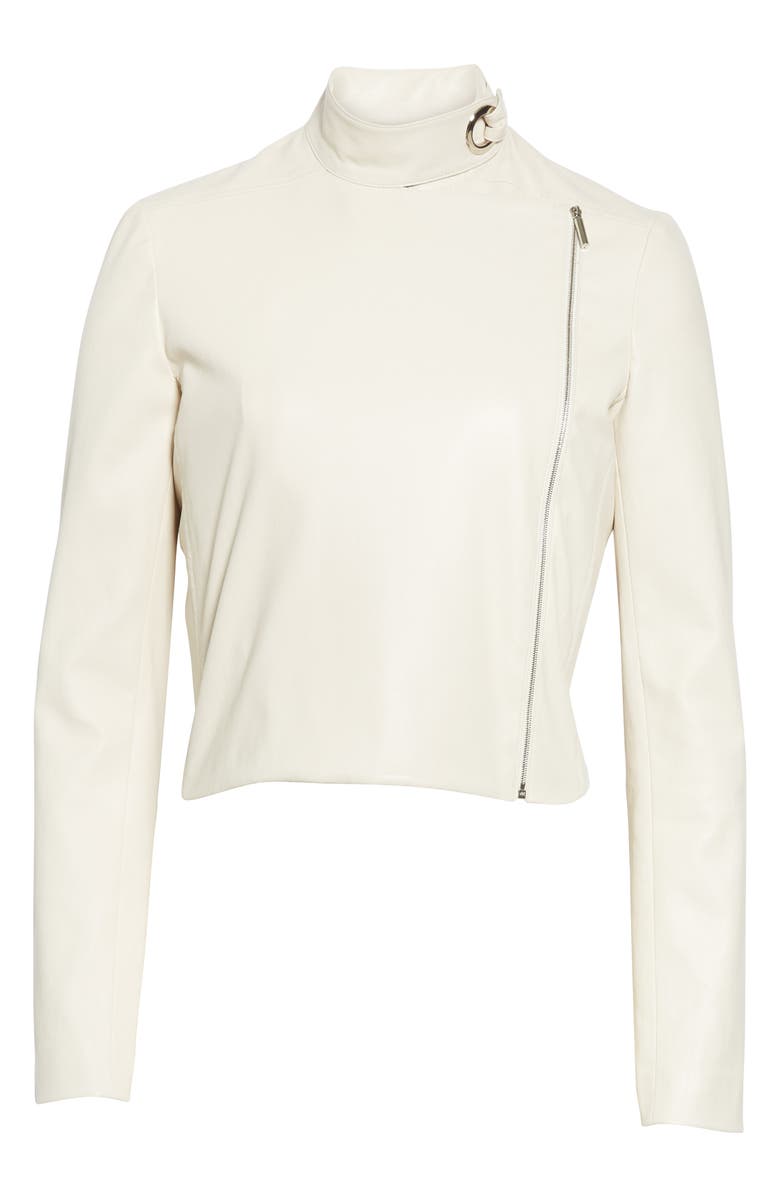 Rosetta Getty Leather Biker Jacket, Alternate, color, 