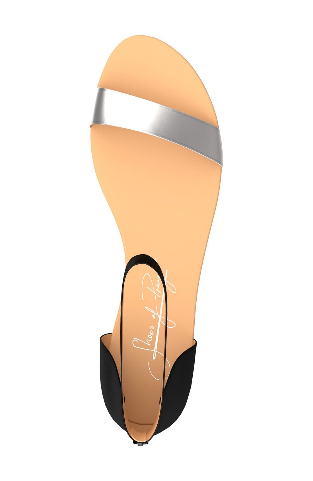 Ankle Strap Sandal, Alternate, color, BLACK LEATHER