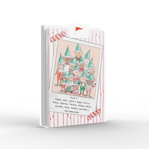 Elf Family Greeting Card Pack Set