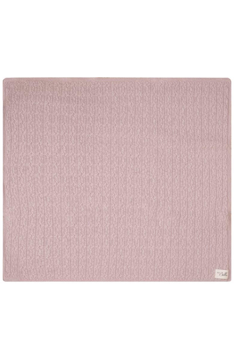 Bebe Bella Girl Mix Cable Knit Blanket, Main, color, Pink Mix