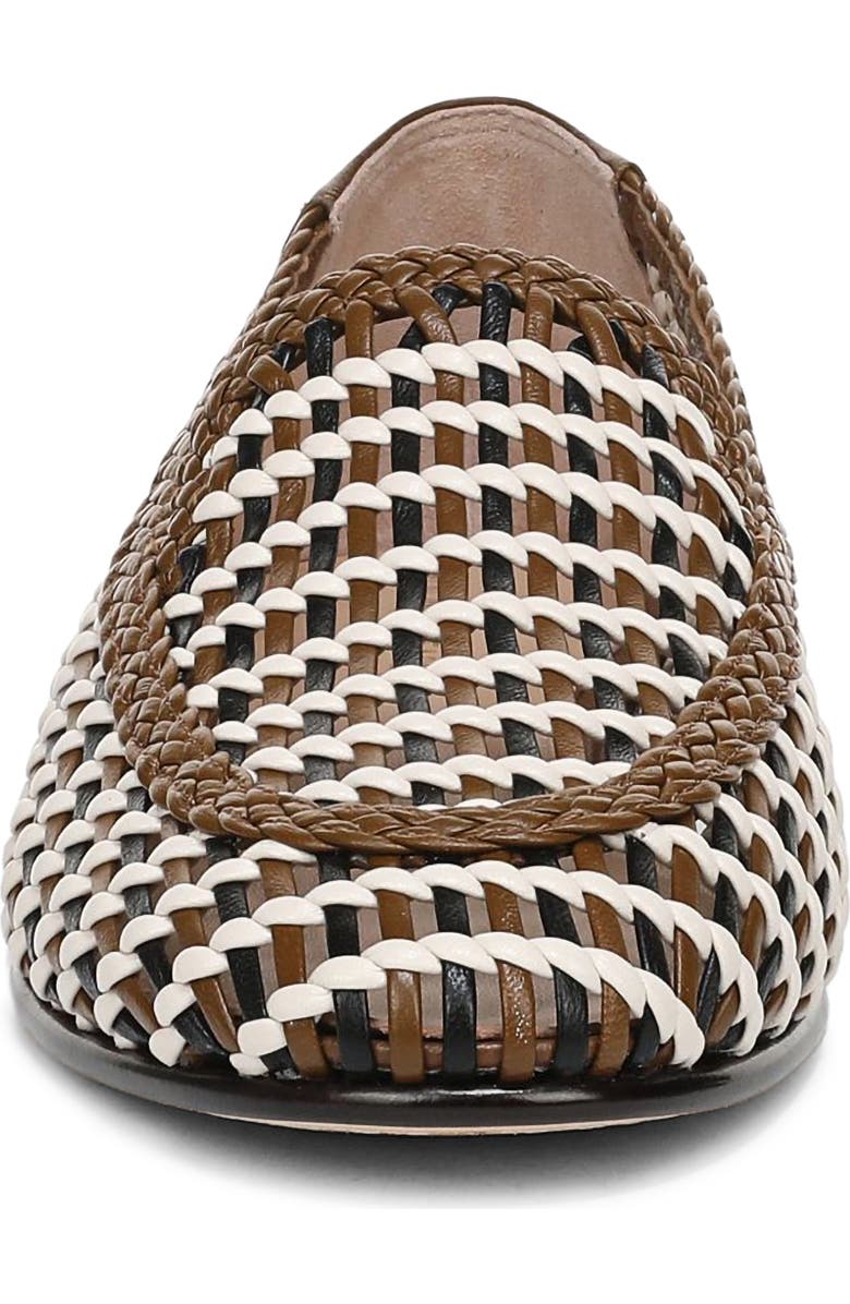 Veronica Beard Prilla Woven Loafer, Alternate, color, Brown Multi