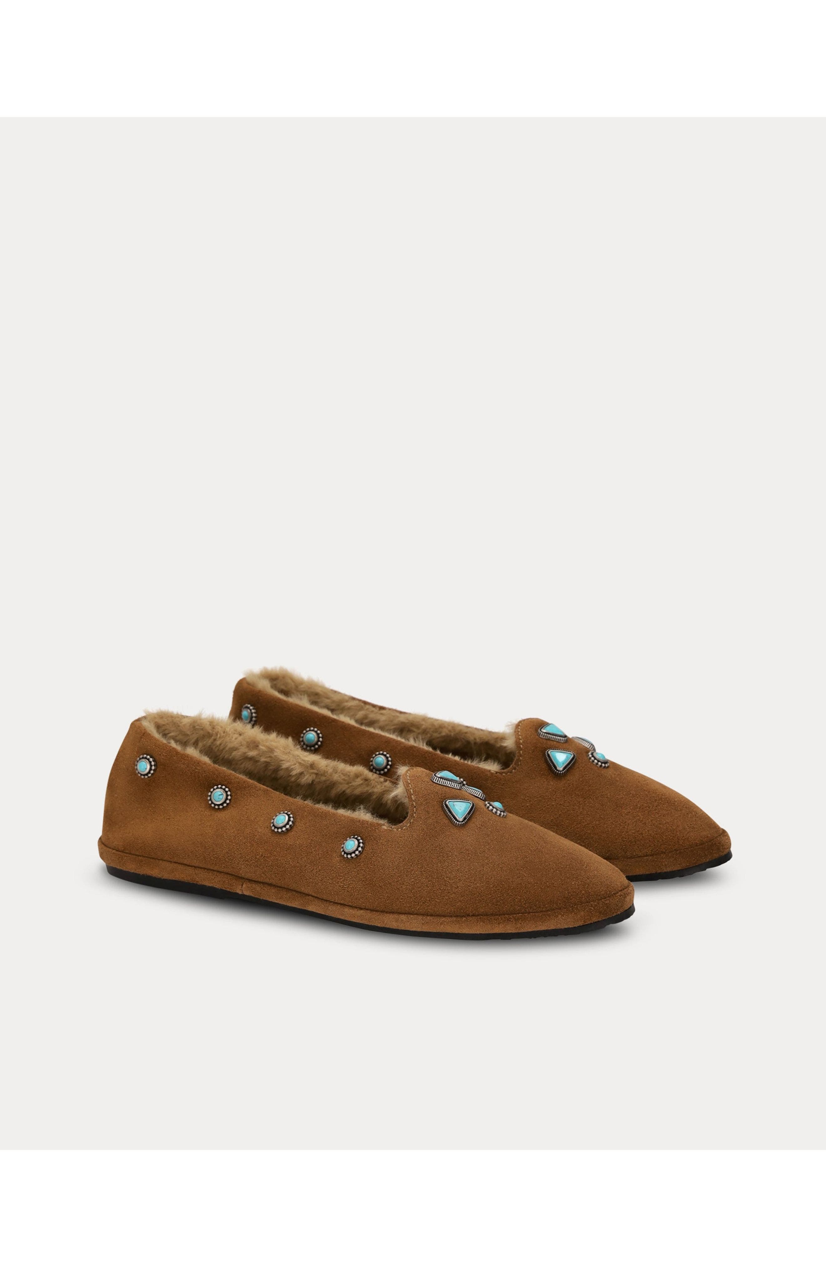 Fortela Friulane Vintage Suede Shoes, Alternate, color, Brown