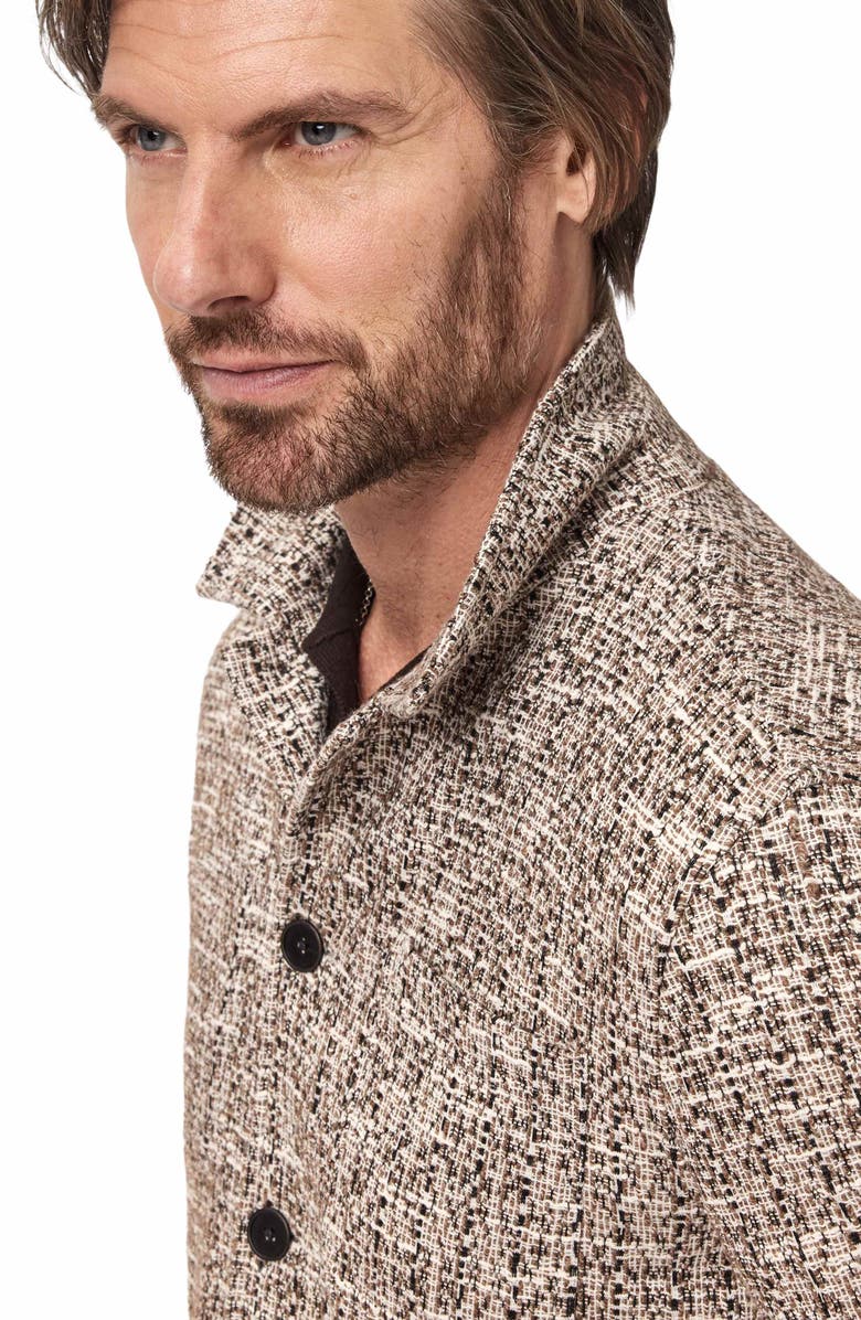 John Varvatos Bourdain Textured Tweed Jacket, Alternate, color, Twig