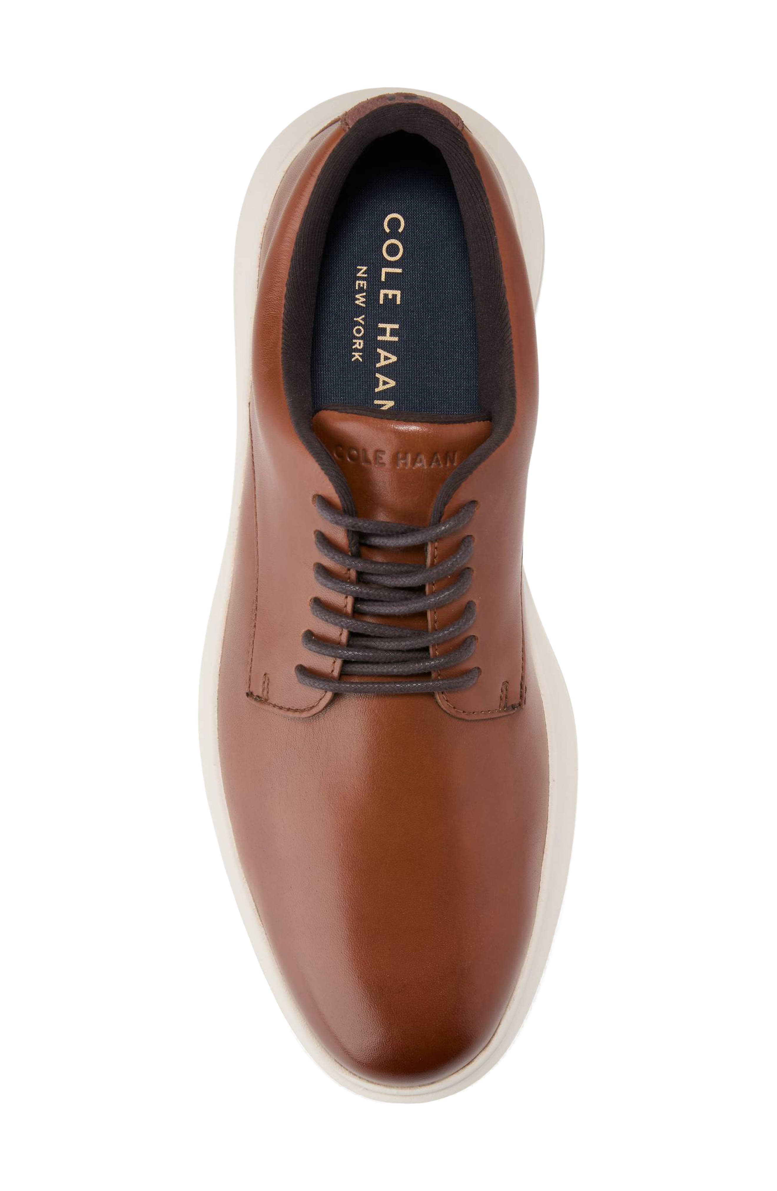 Grand Aerion Plain Toe Oxford, Alternate, color, BRITISH TAN / IVORY