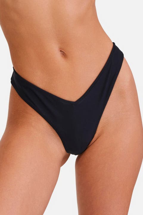 Le Sporty V-front High Cut Bikini Bottoms