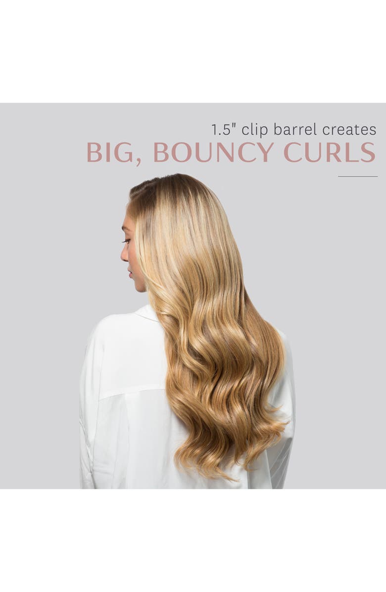 T3 Voluminous Curls 1.5-Inch Interchangeable Clip Barrel Curling Iron, Alternate, color,