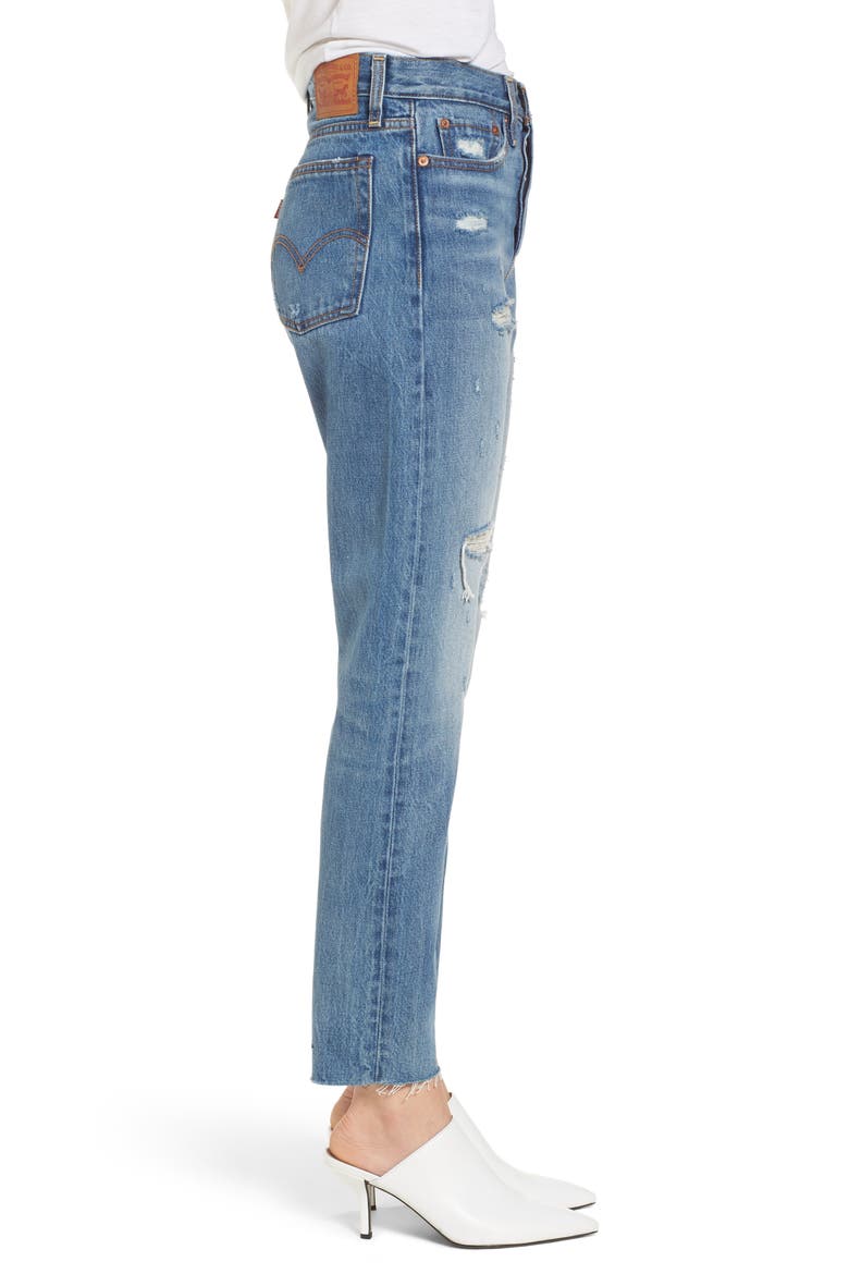 Levi's® Wedgie High Waist Crop Jeans, Alternate, color, PARTNER IN CRIME