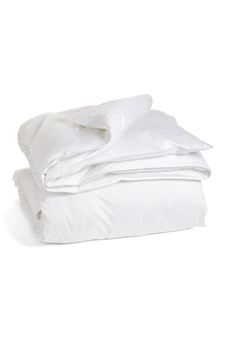 400 Thread Count PrimaLoft® Down Alternative Comforter, Main, color, WHITE