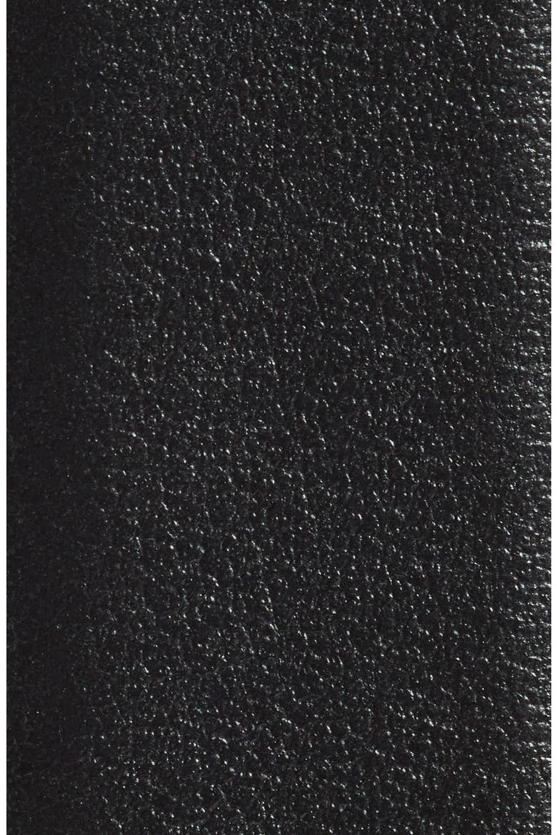 DG Logo Leather Belt, Alternate, color, NERO