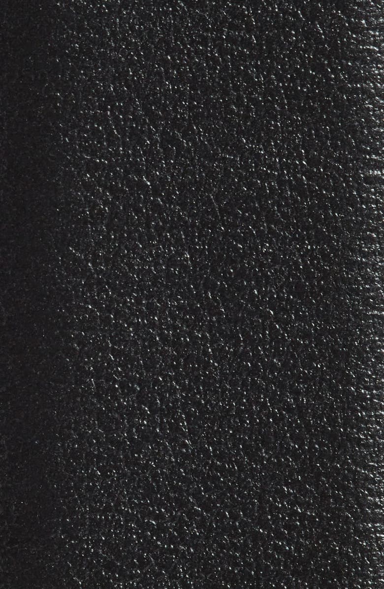 Dolce&Gabbana DG Logo Leather Belt, Alternate, color, Nero