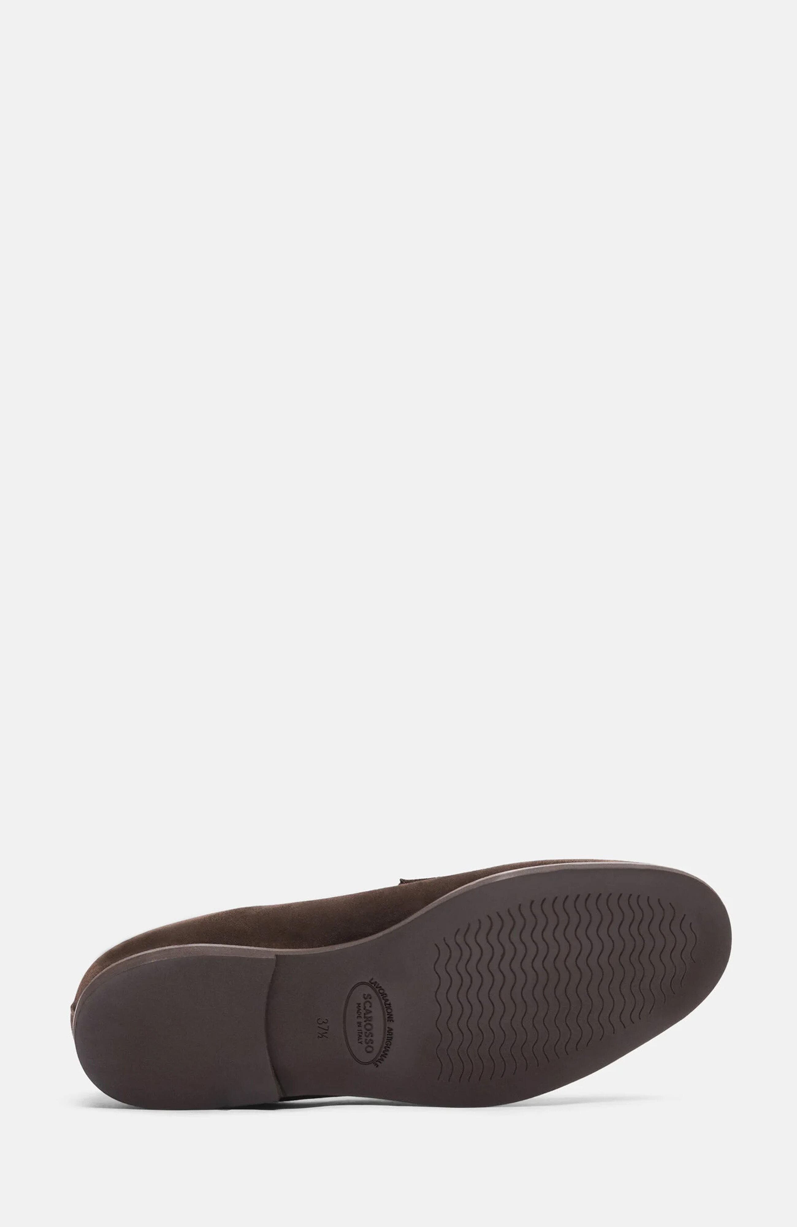 Monica Loafers, Alternate, color, Brown - suede