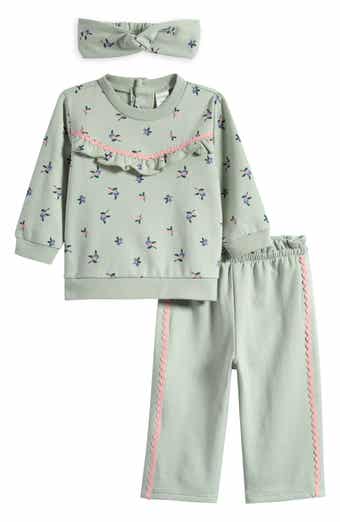 Ricrac Ruffle Top, Pants & Headband