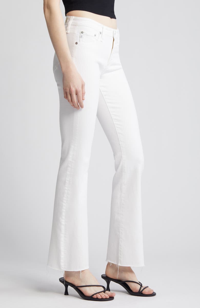 AG Angel Raw Hem Mid Rise Bootcut Jeans, Alternate, color,