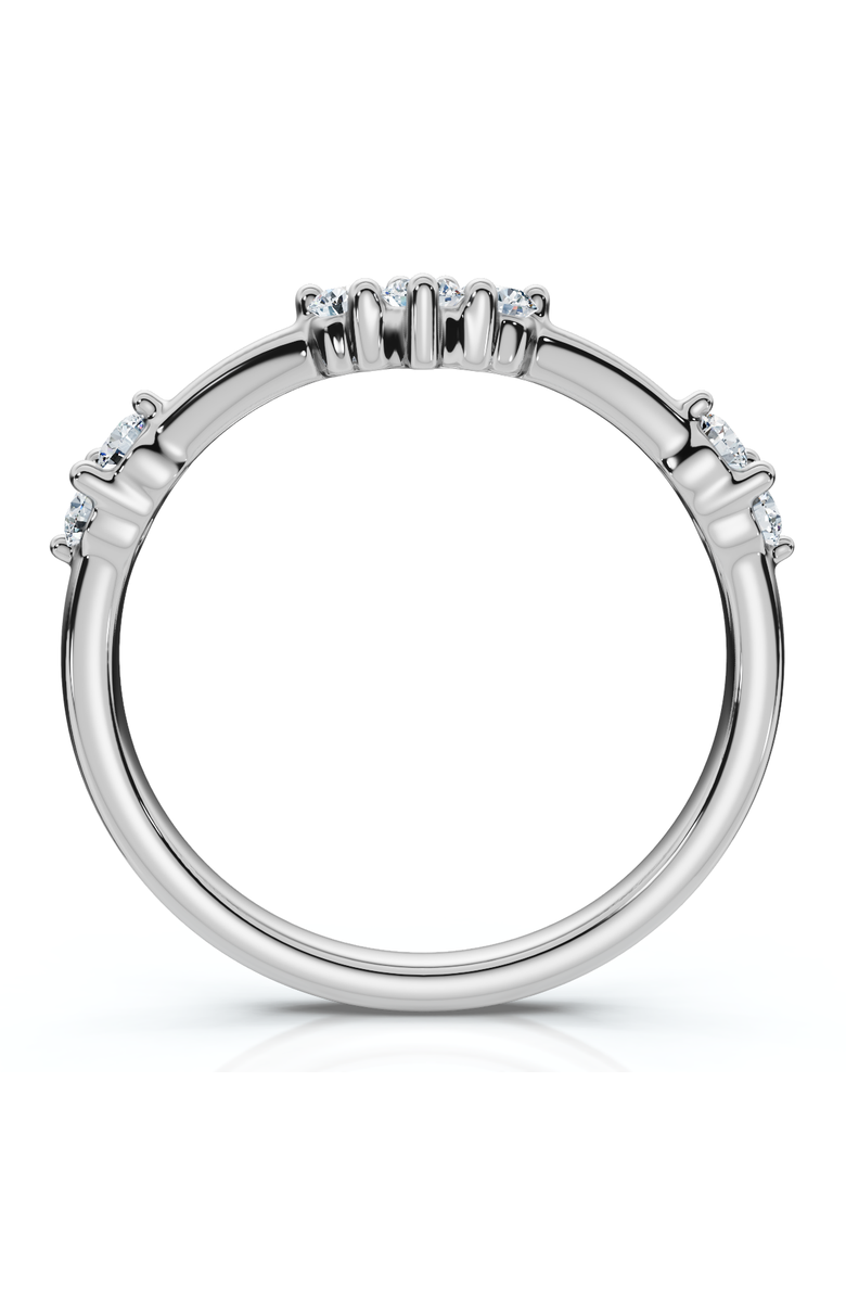 Bliss Diamond 1/4Ct Diamond Diamond Guard Wedding Stack Ring 14k Gold or Platinum Lab Grown, Alternate, color, 14K White Gold