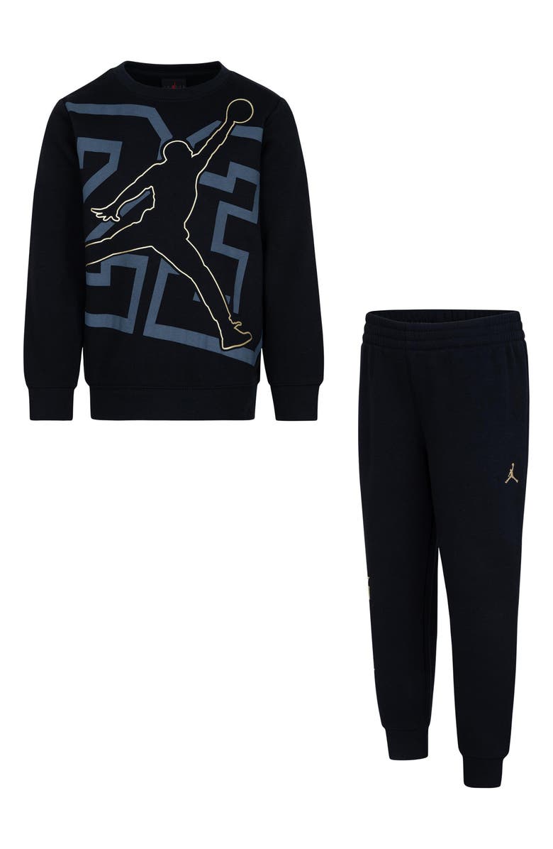 Jordan Kids' See Me Shine Sweatshirt & Joggers Set, Main, color,