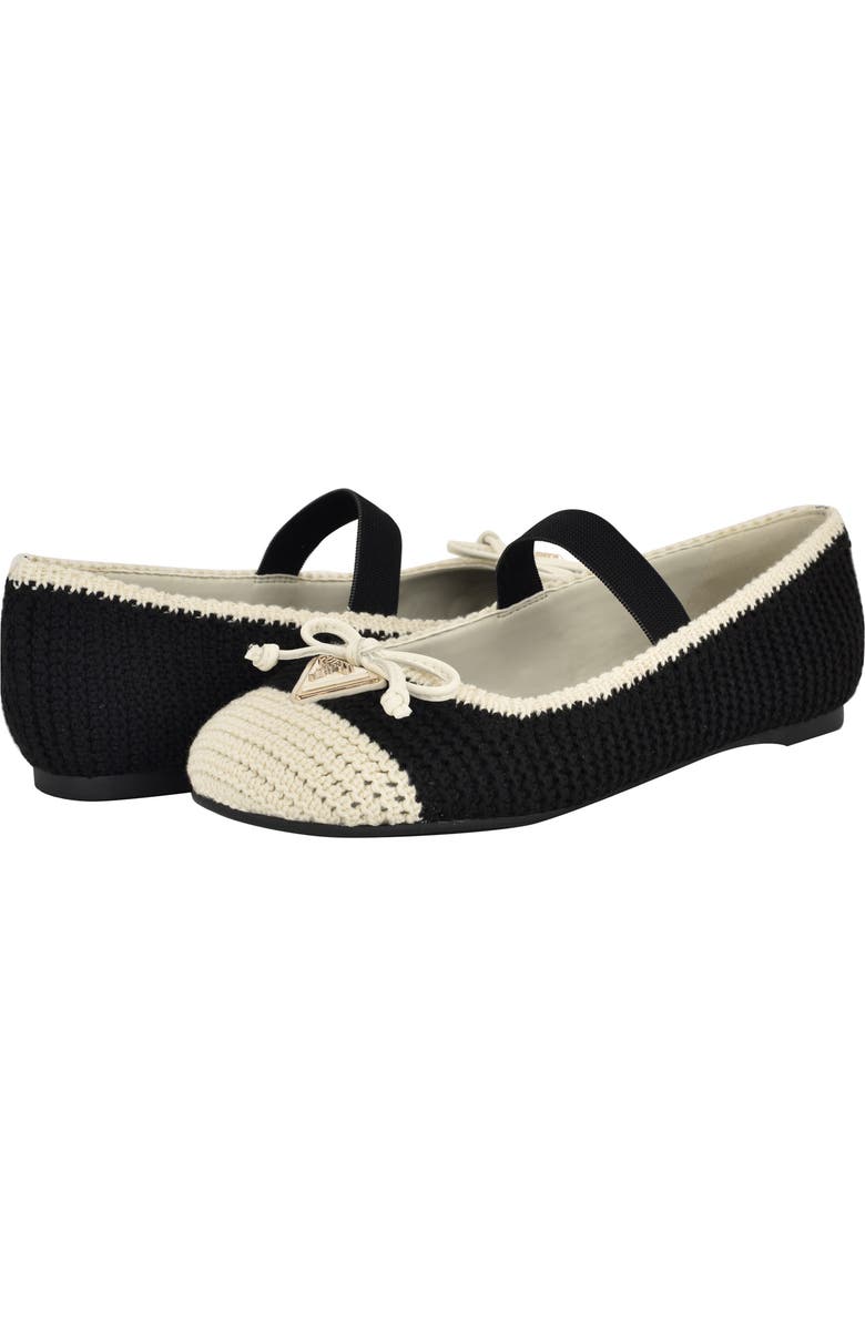 GUESS Maysa Mary Jane Cap Toe Flat, Alternate, color, Black