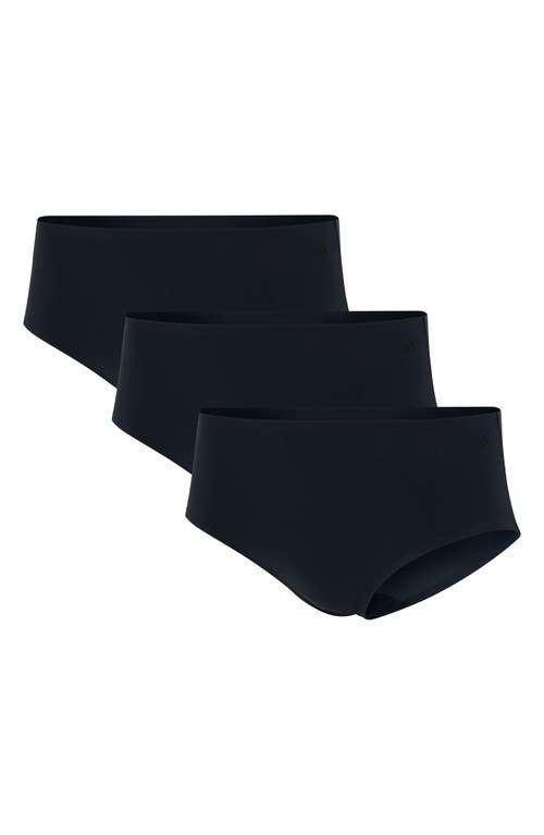 Adidas Originals Set Of 3 Hipster Briefs In Black