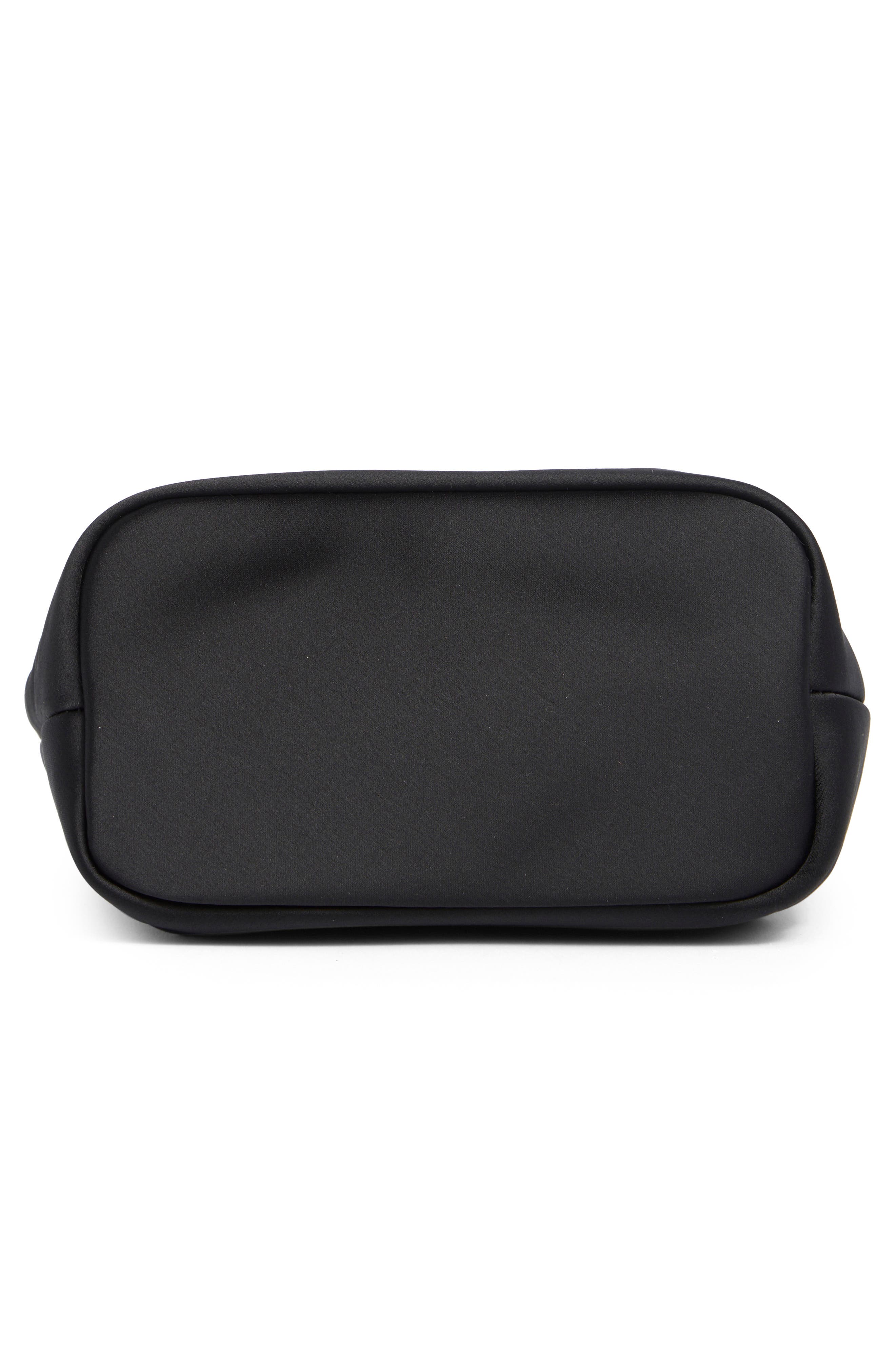 Dolce Vita Karol Rhinestone Strap Satin Handbag, Alternate, color, Black