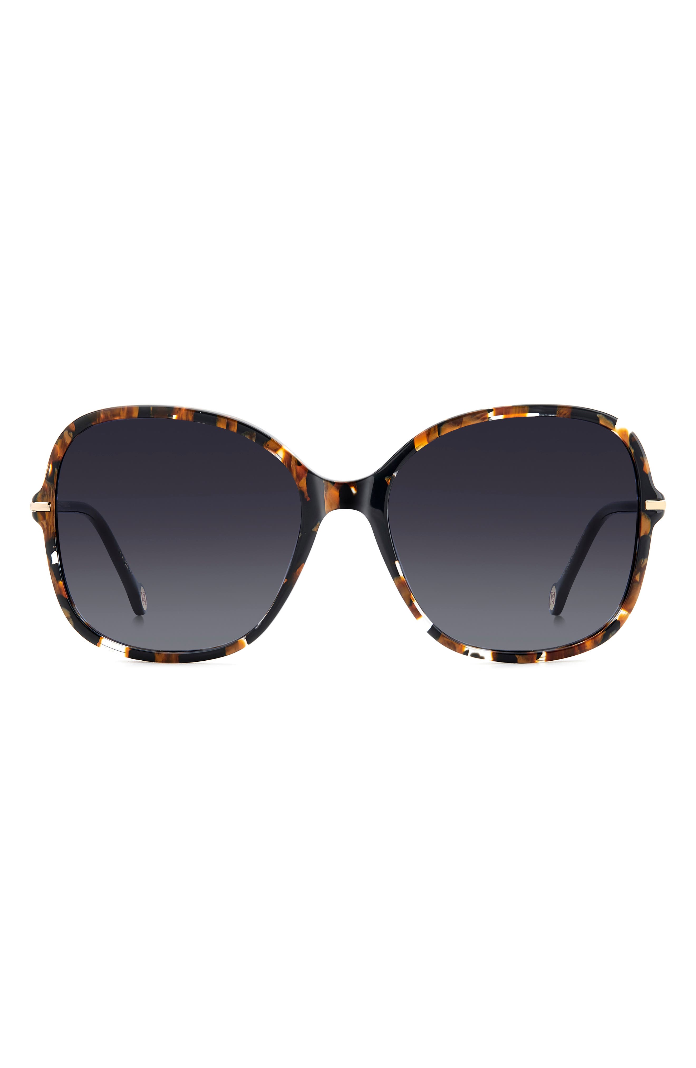 58mm Gradient Square Sunglasses