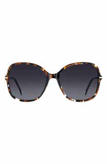 58mm Gradient Square Sunglasses