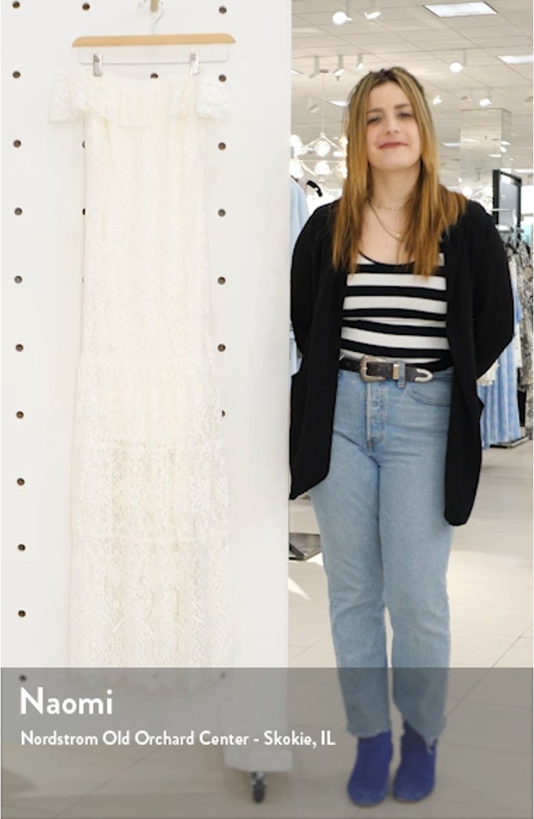 Odette Off the Shoulder Lace Dress, sales video thumbnail