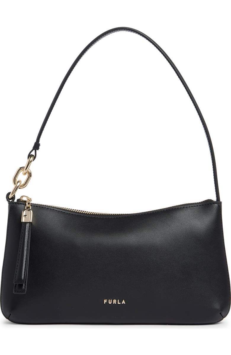 Furla Cassiopea Mini Shoulder Bag, Main, color, Nero