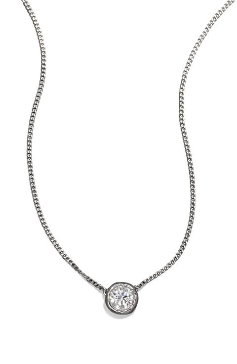 Asterales Solitaire Pendant Necklace
