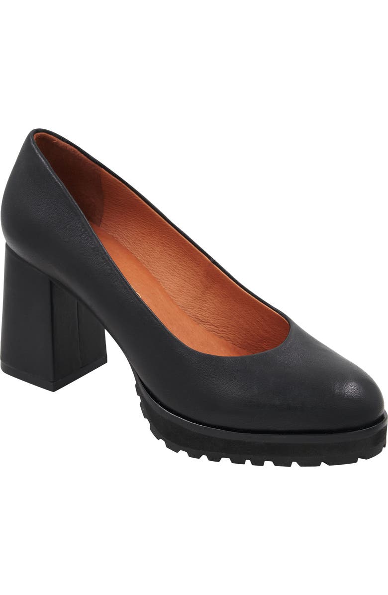 André Assous Lucky Block Heel Pump, Main, color, Black