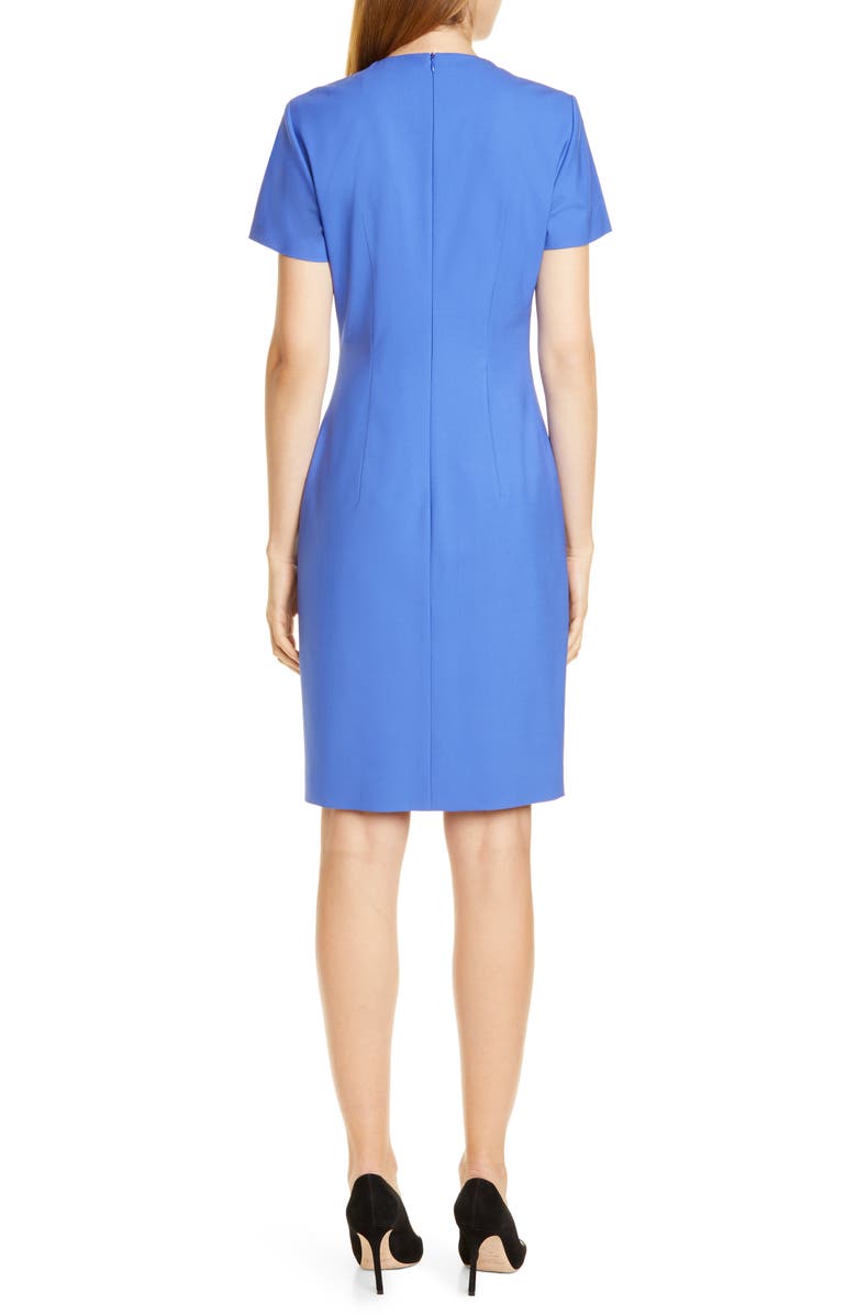 BOSS Daliria Stretch Wool Sheath Dress, Alternate, color,