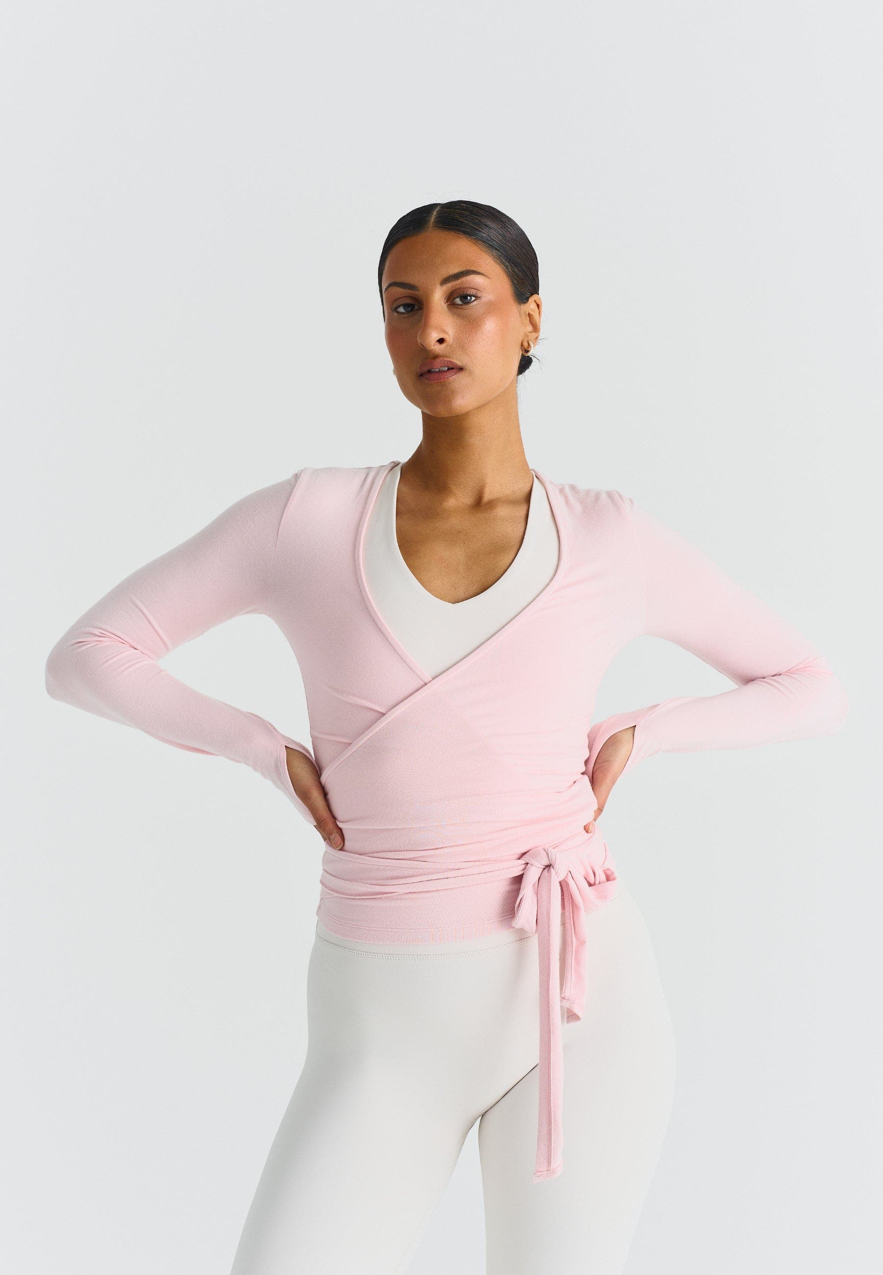 Sisterly Tribe Soft Ballet Wrap Top (Women) | Nordstrom