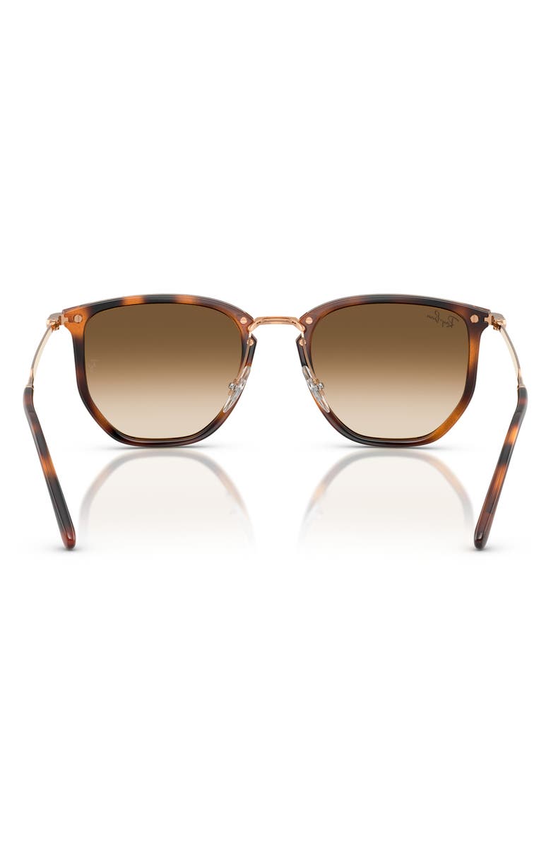 Ray-Ban 53mm Gradient Irregular Sunglasses, Alternate, color, Orange