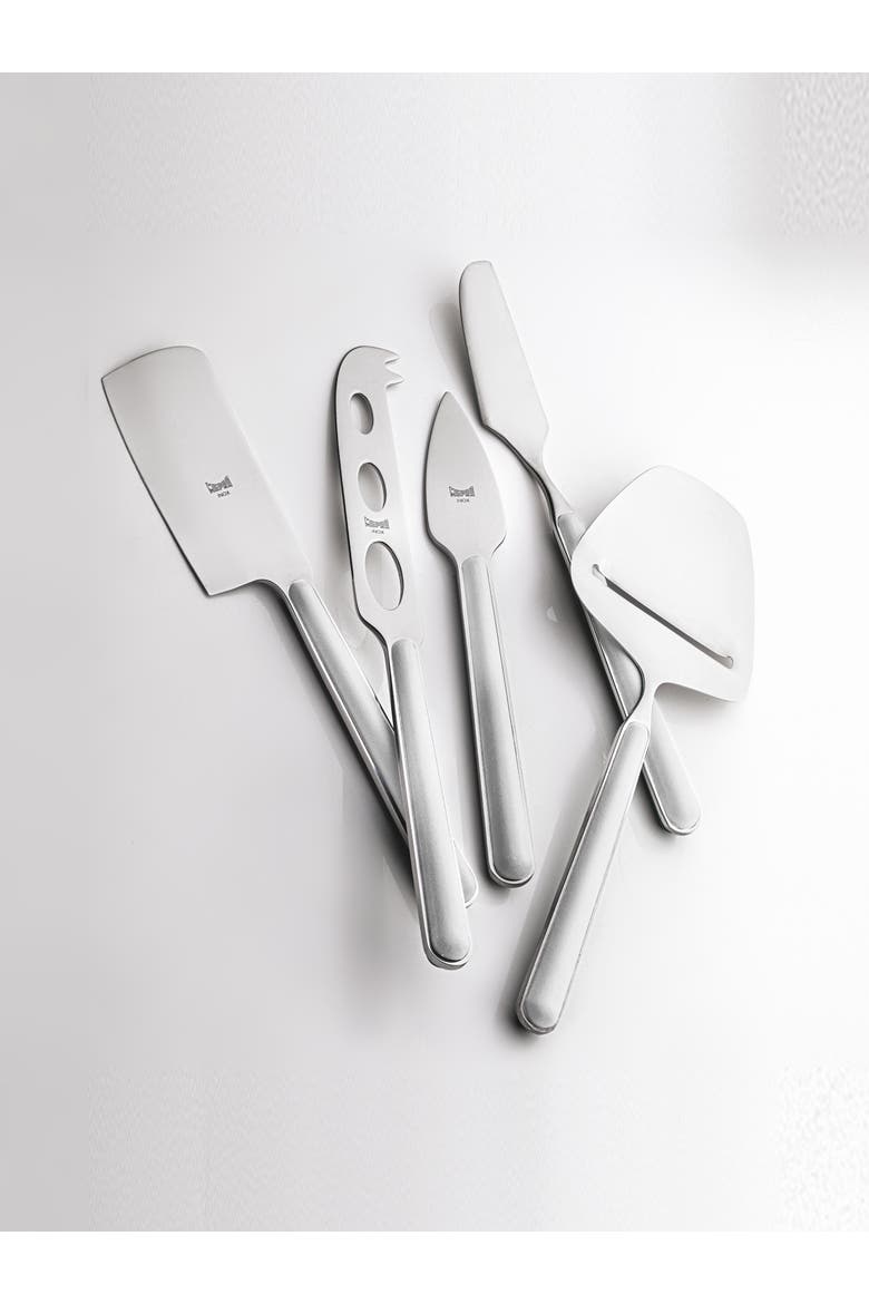 Fantasia Cheese Knives - 5 Pieces, Alternate, color, Porcelain