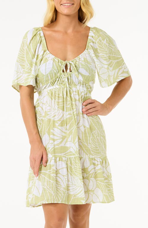 Rip Curl Cala Vadella Dress In Sage