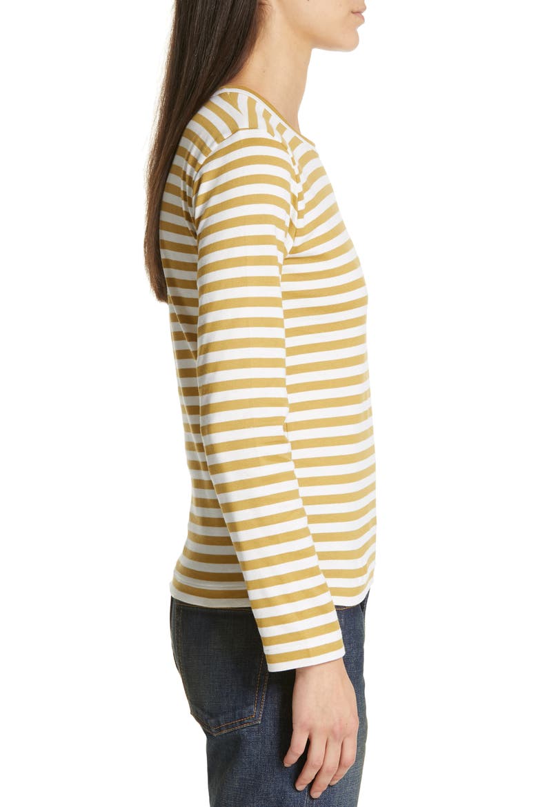 Stripe Long Sleeve T-Shirt, Alternate, color, OLIVE