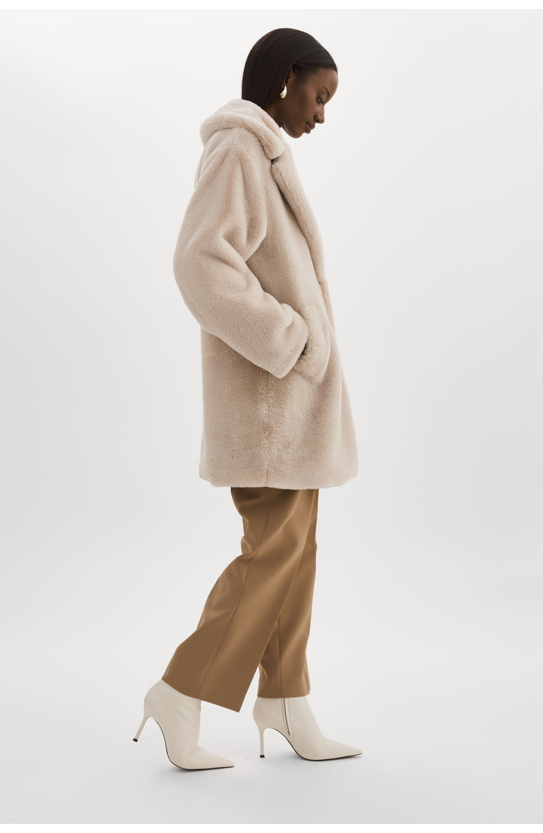 LAMARQUE Linnea | Faux Fur Coat, Alternate, color, Oat