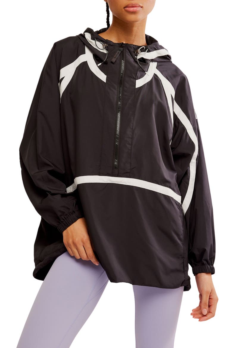 FP Movement Care Like the Wind Anorak, Main, color, BLACK LOGO COMBO