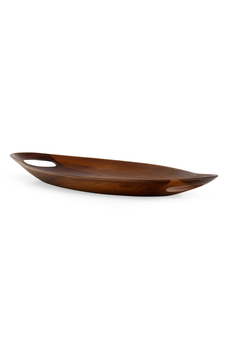 Nambé Portables Wood Tray, Alternate, color, Brown