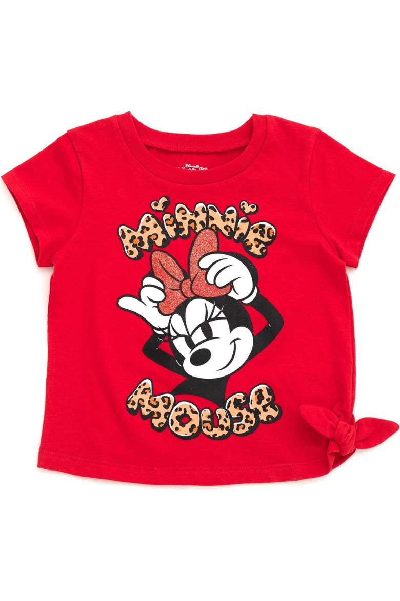 Minnie Mouse 2-Piece T-Shirt and Leggings Set, Alternate, color, Minnie Red Leopard