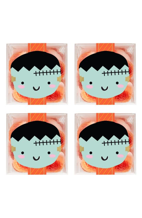 4-Piece Zombie Brains Candy Cube Set
