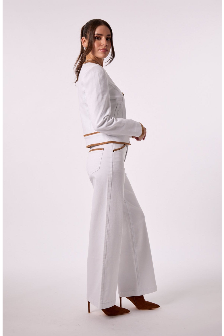 Sadie Jacket, Alternate, color, White