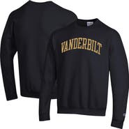 Champion Men's Champion Black Vanderbilt Commodores Basic Arch Fleece Pullover Sweatshirt