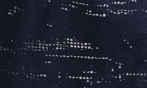 Purple Brand Tiled Overlay Denim Snap Front Shirt In Dark Indigo