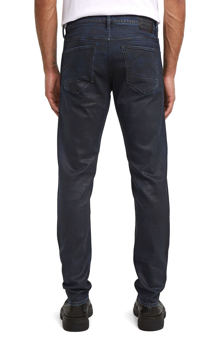 G-STAR 3301 Slim Fit Jeans, Alternate, color, Worn In Lunar Blue Coated
