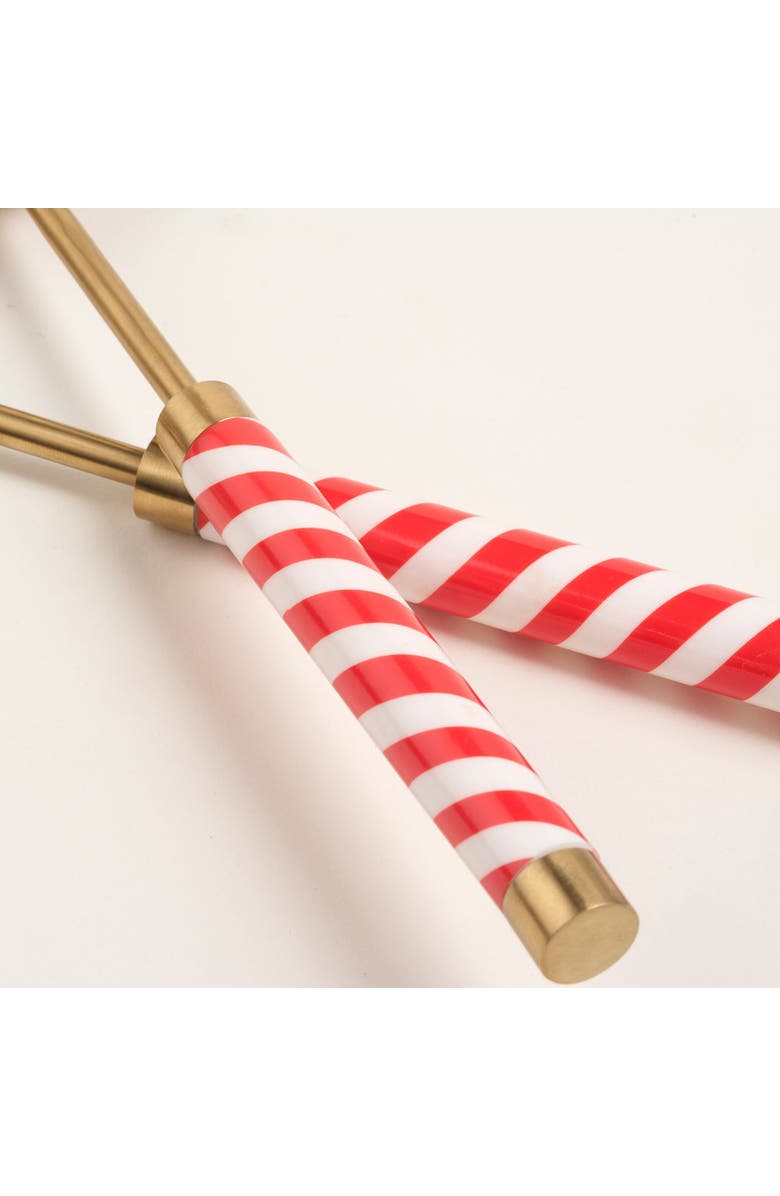 Zsa Zsa Zsu Rampur Set Of 2 Steel Salad Serving, Alternate, color, Gold