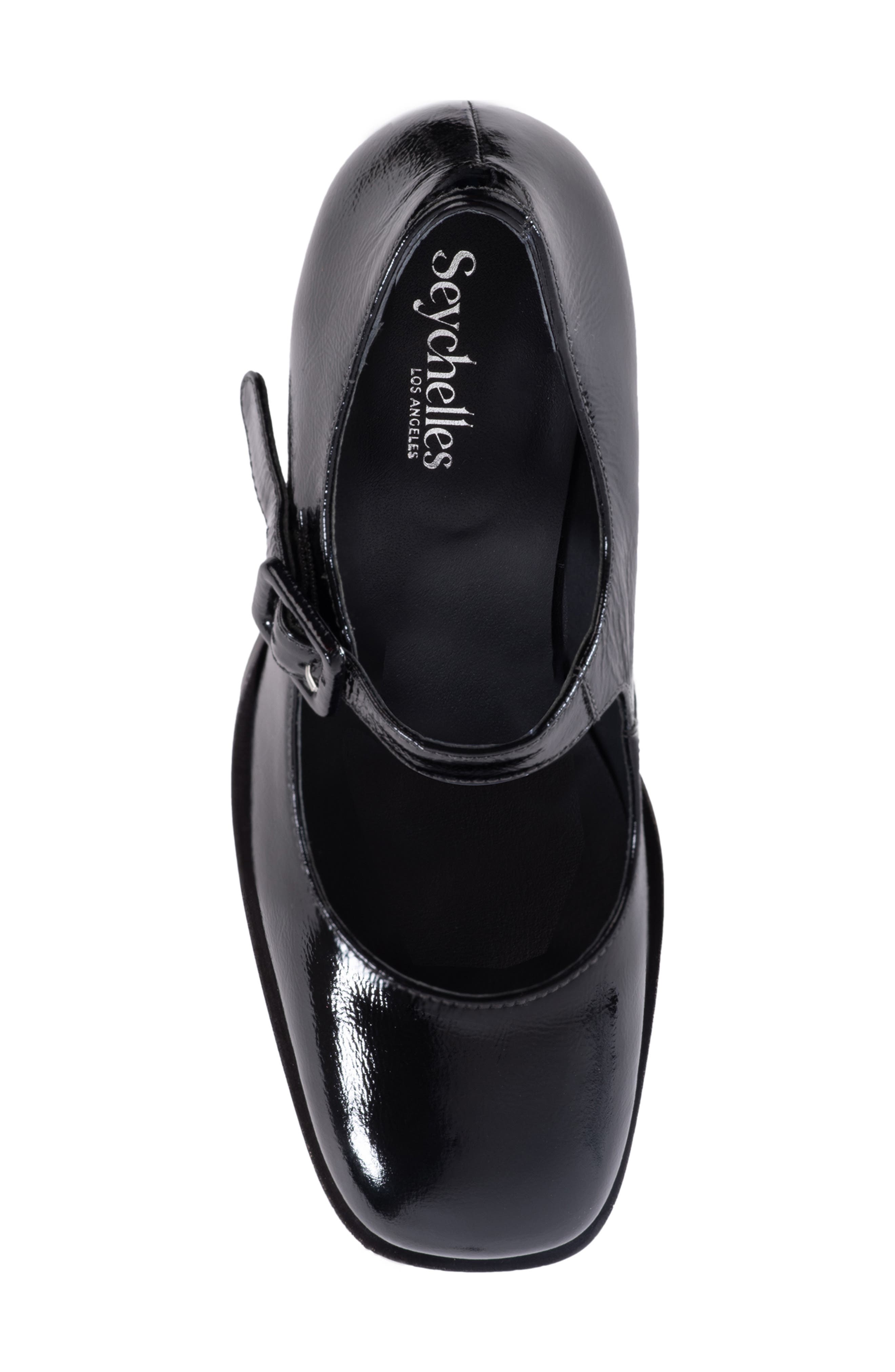 Seychelles Play Pretend Mary Jane Pump, Alternate, color, Black Leather