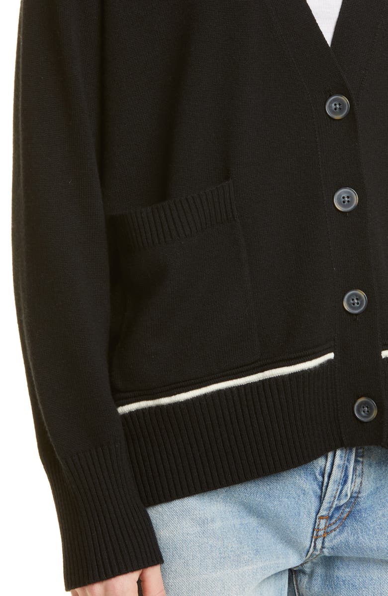 Nordstrom Signature V-Neck Cashmere & Cotton Cardigan, Alternate, color,