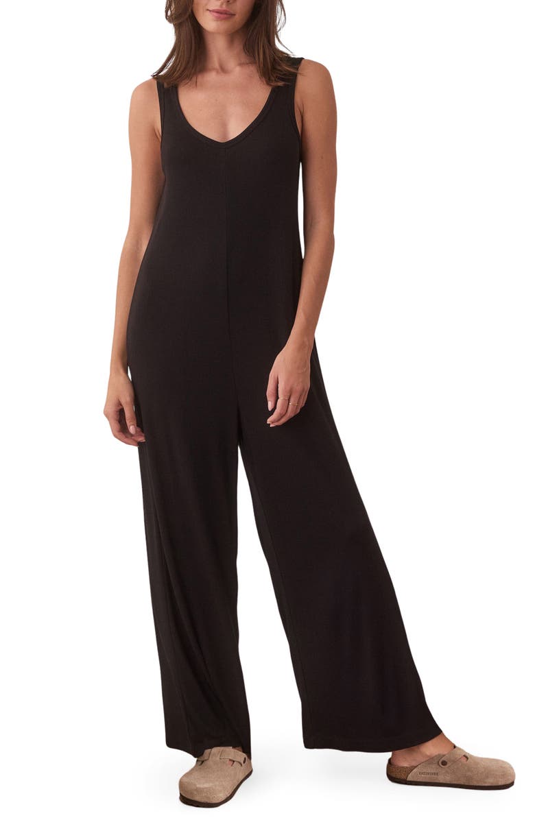 Marine Layer Lexi Rib Lounge Jumpsuit, Main, color, 
