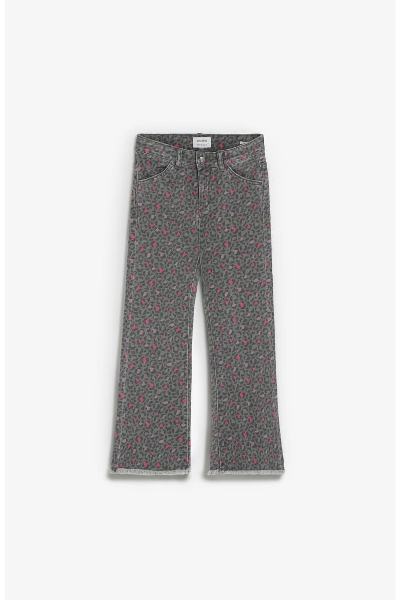Leo Flare Pants Girls, Main, color, Green